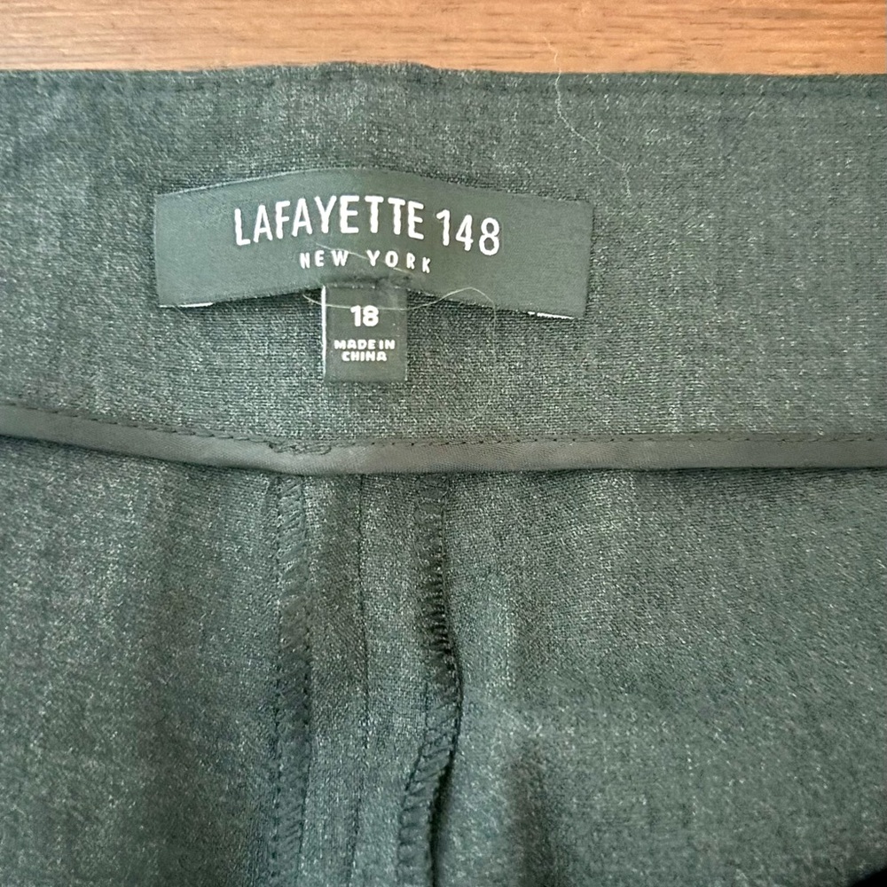Lafayette 148 Charcoal Trousers - Picture 4 of 4
